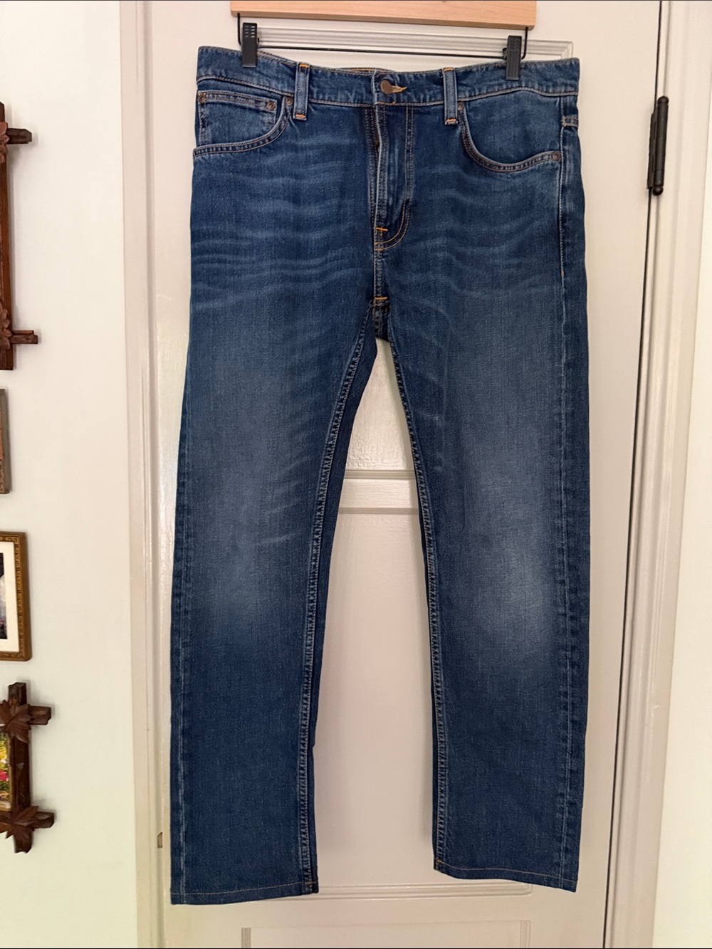 Men's Nudie Jeans Straight Leg Indigo Denim 32/32